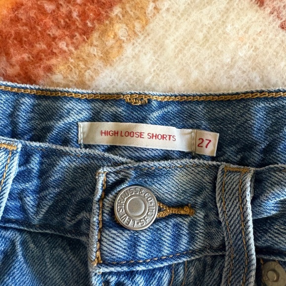 Levi's Women's Blue Jean Shorts - Picture 2 of 3